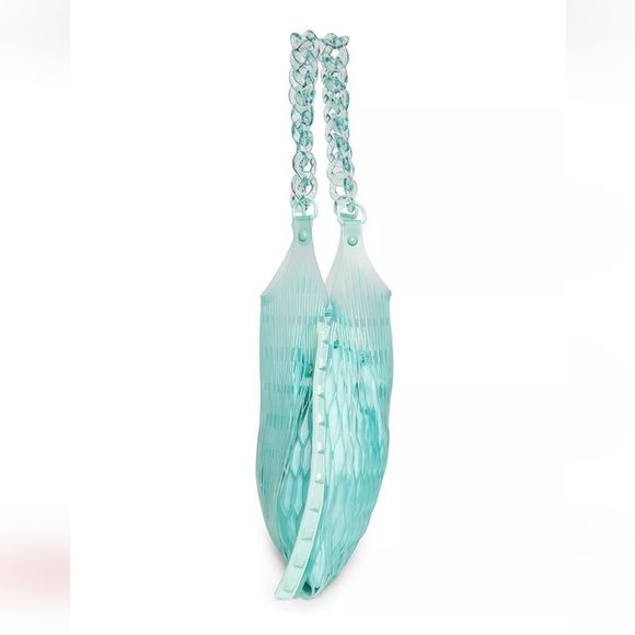 NWT STEVE MADDEN BLASER HOBO BAG AQUA - Picture 3 of 6